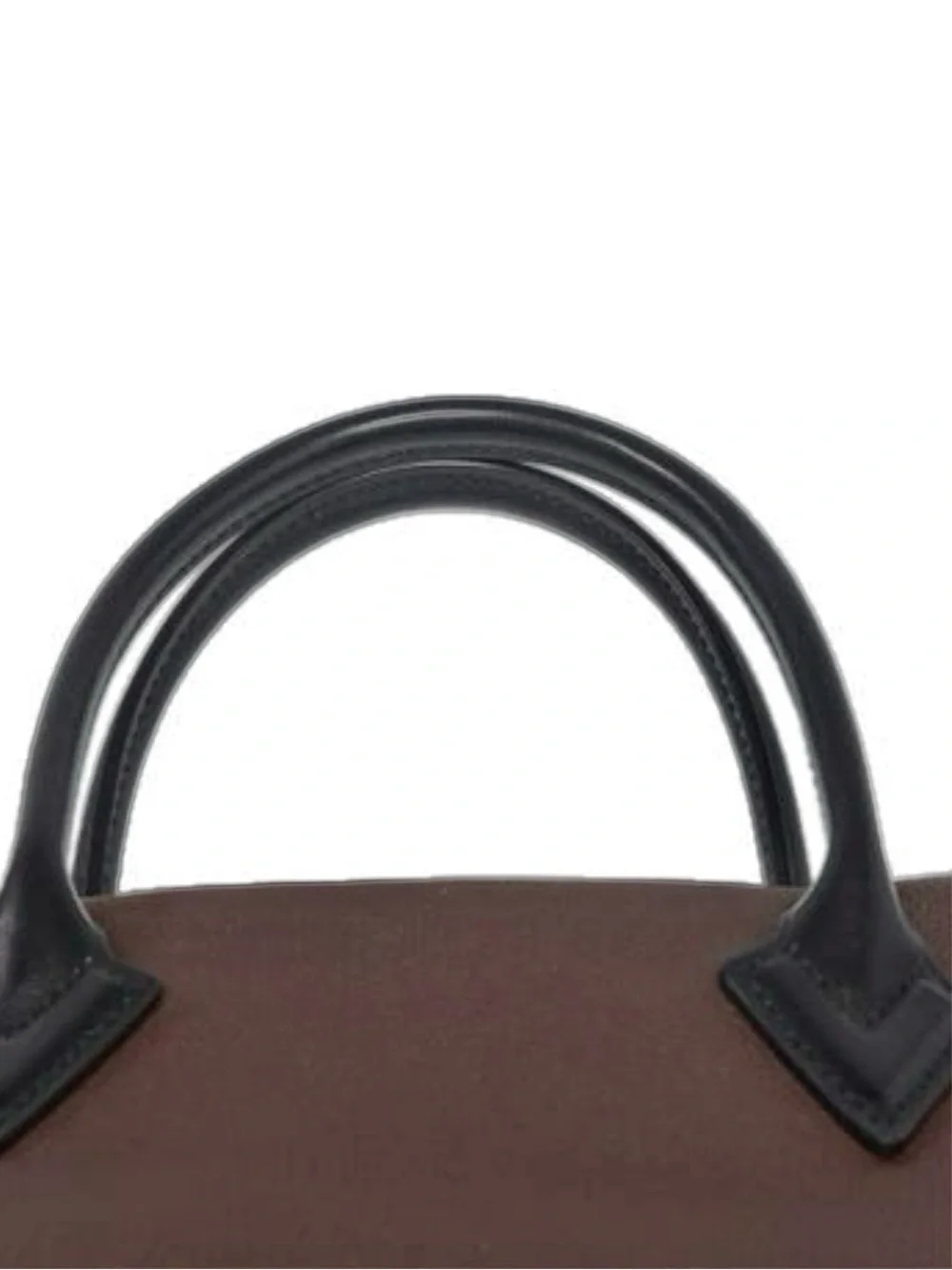 Louis Vuitton “W” Handbag | Chocolate Calfskin & Monogram Canvas | Authentic - Picture 5 of 13